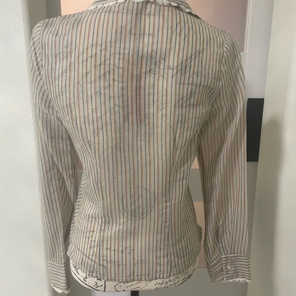 Anthropologie Wendy Hil button up top SZ Small NWT - Picture 4 of 12